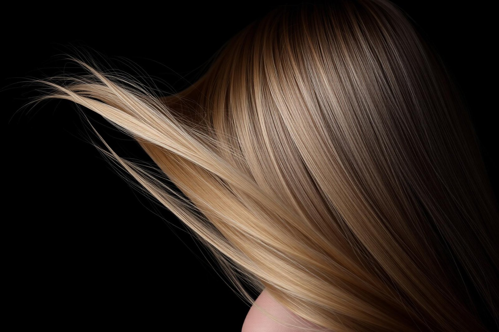 Cheveux lumineux mis en valeur chez Batista Coiffure à Genève